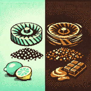 그라인더 회전수별 미분 발생량과 맛의 특징 비교