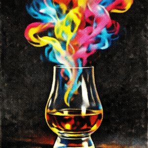 위스키 에어링 - 물 추가로 열리는 향기 표현