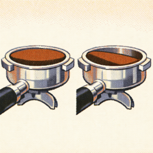 에스프레소 빠른 추출 - 수평 탬핑