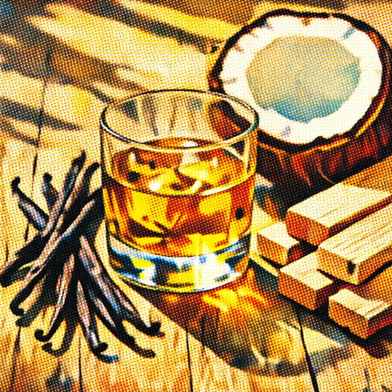 버번 캐스크 - 바닐라와 코코넛의 조화