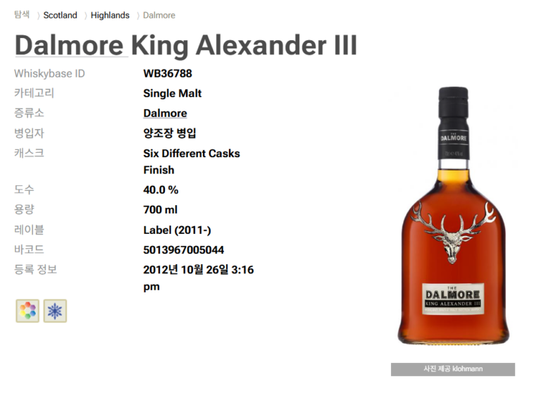 달모어 킹 알렉산더 3세